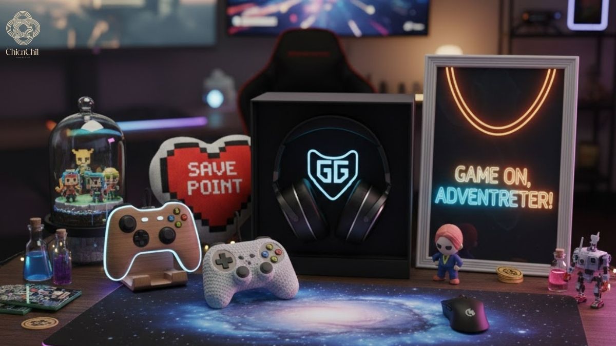 Custom details transform a gaming desk into a personal sanctuary.