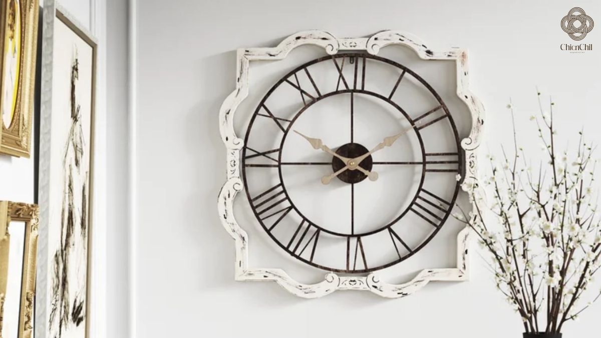A timeless wall clock that blends classic charm with modern simplicity.