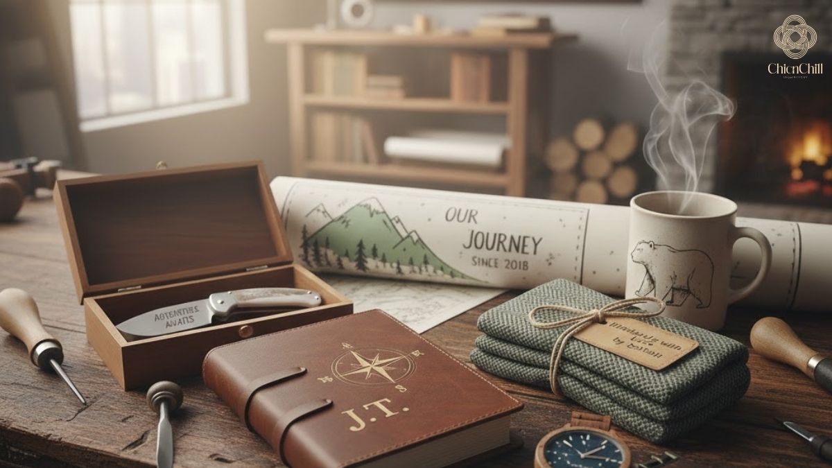 Every detail tells a story of travel, time, and togetherness.